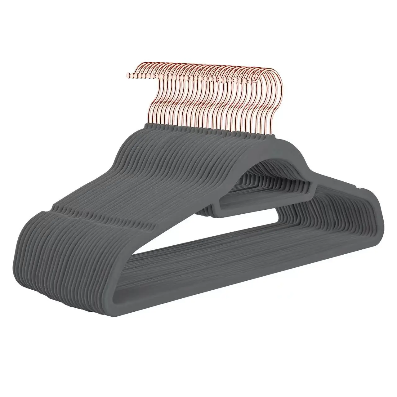 wholesale space saving velvet hangers  flocked velvet hangers  for clothing
