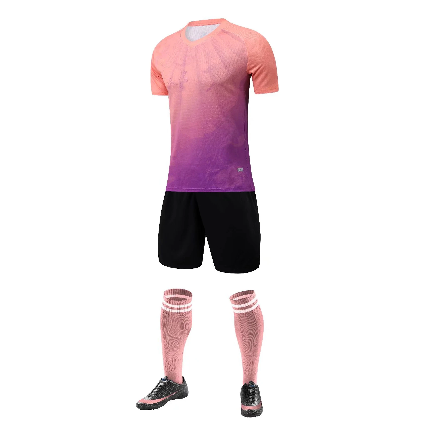 Wholesale Sublimated Football Uniform Kit Full Set Customize Sport Wear Quick Dry Soccer Jersey