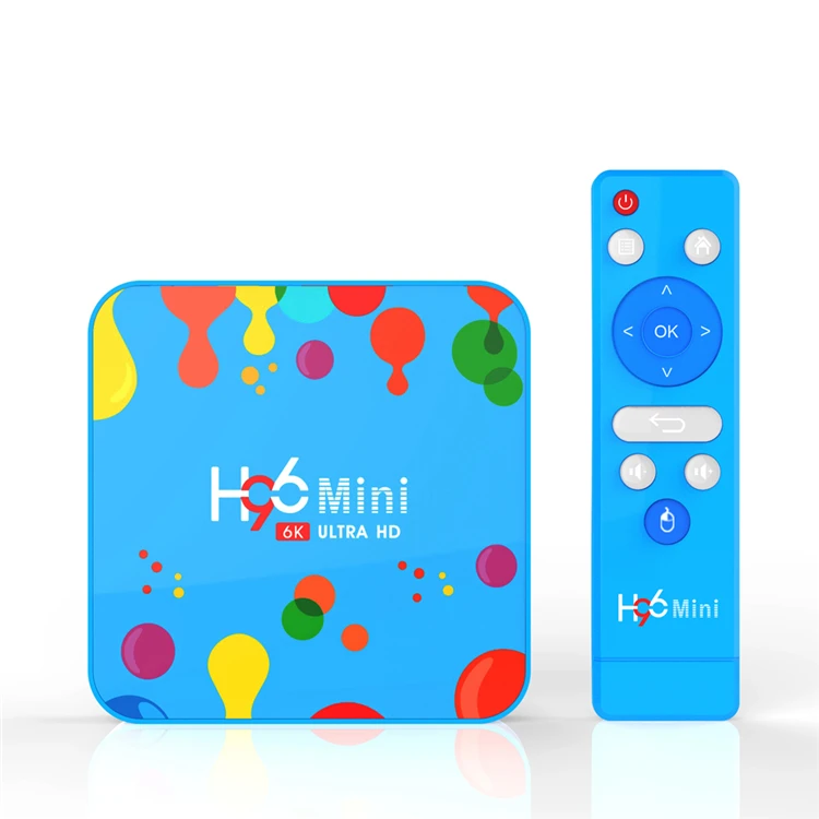 H96 Мини Allwinner H6 Android 9,0 HDR 6 к ТВ коробка 4 Гб оперативная память 128 2,4 г + 5 Wi Fi USB3.0 Youtube Google Play Smart TvBox H96MINI 32 Гб