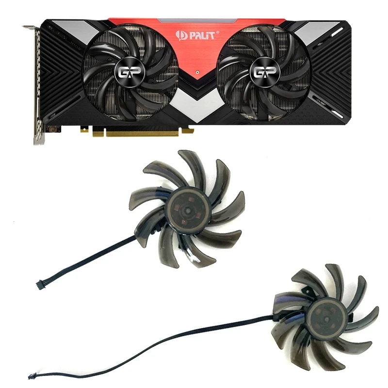 Оригинальный 85 мм 4pin DC12V GA91S2U FDC10H12S9-C RTX2080 GPU вентилятор для Palit RTX2060 RTX2070 DUAL GamingPro Замена