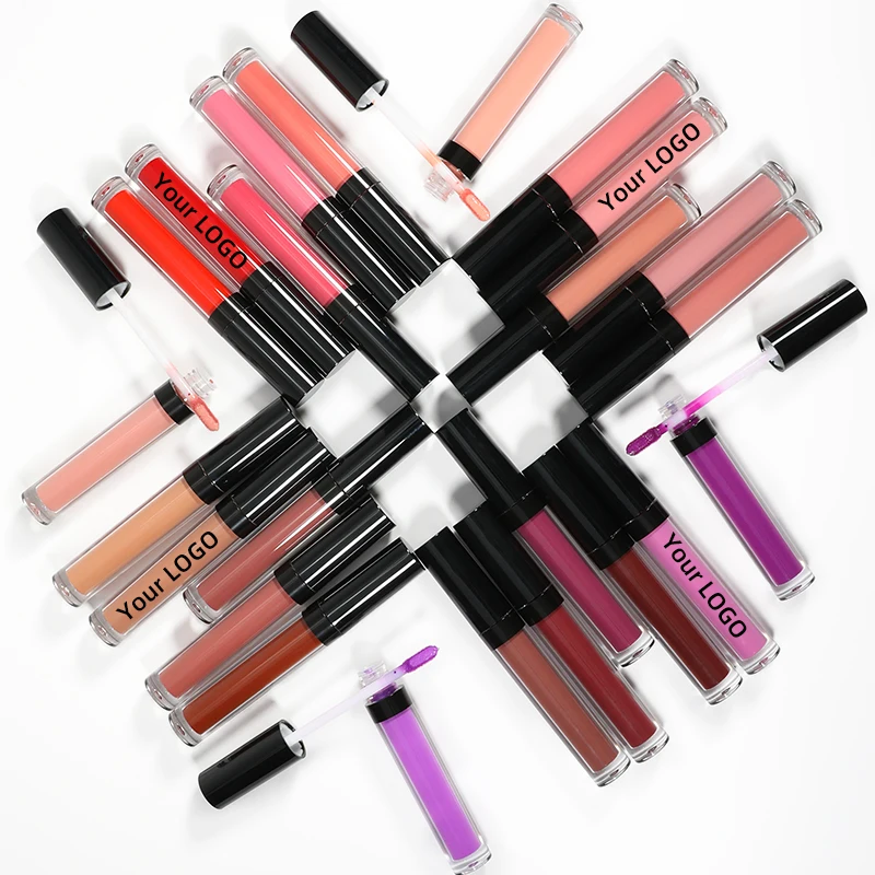 Ochain 24 Color Wholesale Lip Stick Custom Logo Private Label Long Lasting Waterproof Cruelty Free Vegan Matte Liquid Lipstick