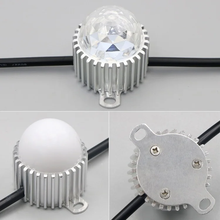 Outdoor Permanent Christmas Holiday Landscape Decorative Lamp RGB DMX Control Point Light Source Pixel Led Lights