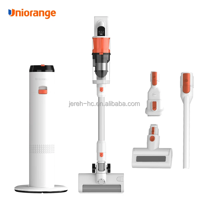 Uniorange Top Seller Home Electric Floor Cyclone Rechargeable Battery Stick Upright Wireless Cordless Handheld Vacuum Cleaner