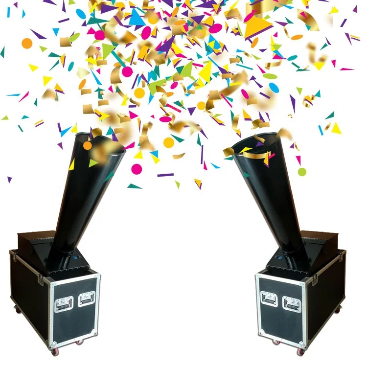 DC-09 big stage effect confetti cannon blower machine for various types of events such as openning ceremony night club disco