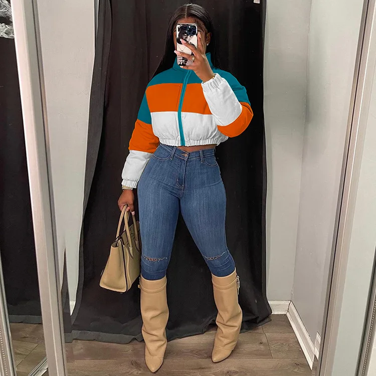 2021New Woman Coats Fashionable Long Sleeve Fancy Sexy Windbreaker Trench Puffer Coat Women Lapel