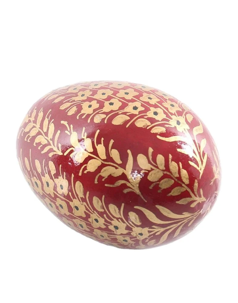Manufacturers of wooden easter eggs for easter decoration made by kashmiri artisians from India