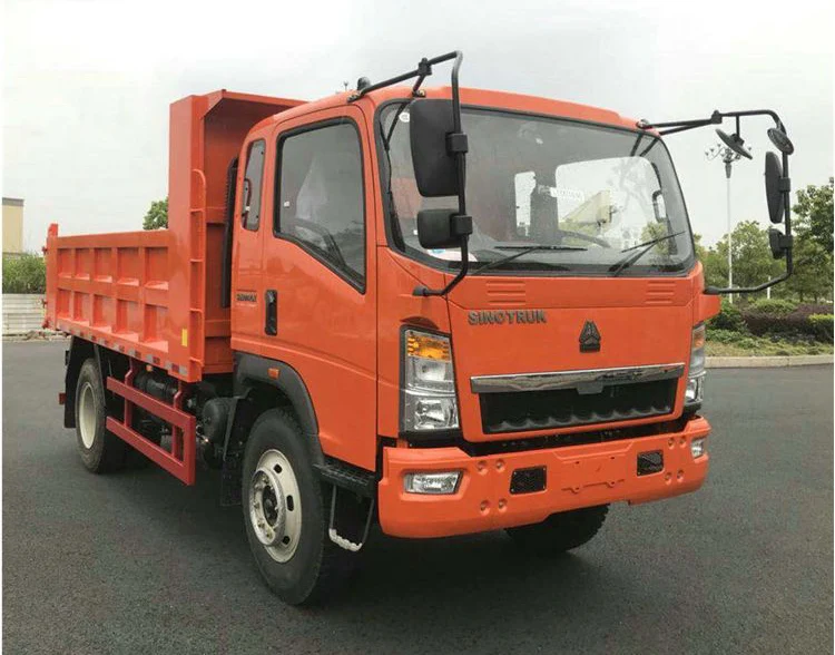 Sinotruk 5-10 ton 4x2 3-4m 120HP Mini Dump Truck 4x4 full drive light dump truck for sale