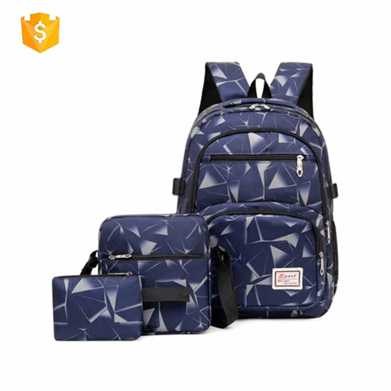 
School Bags Kids Backpack New Product Ideas 2021 Stationery Cartoon 3 In 1 Girl Kids Bags School For Boy Children School Bag Set 