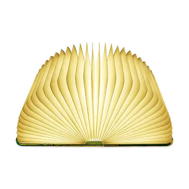 fashionable light Dupont Tyvek Paper Reading Book Lamp Lithium Battery Night Light