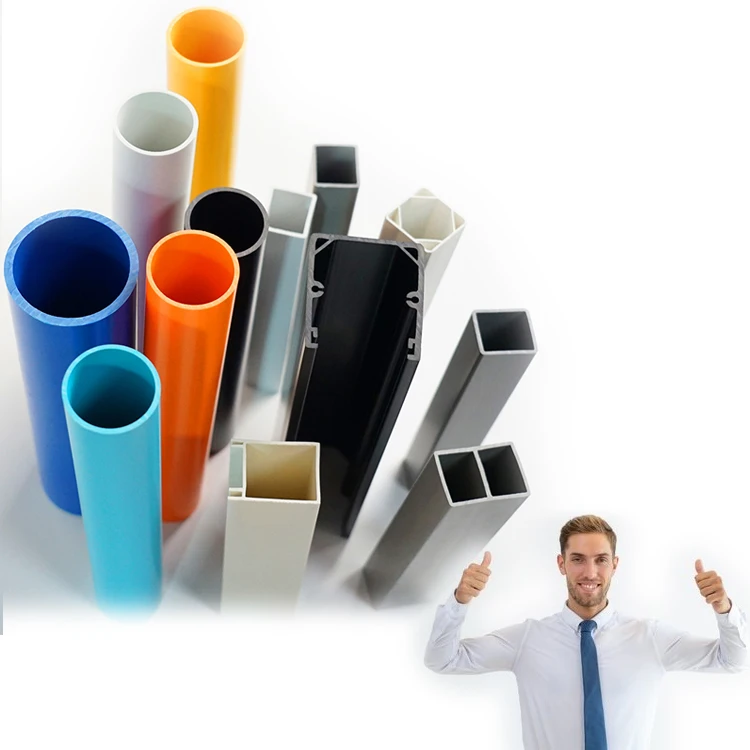 Factory Supply pvc rectangular plastic tube square PVC pipe sch40 pvc pipes for plumbing