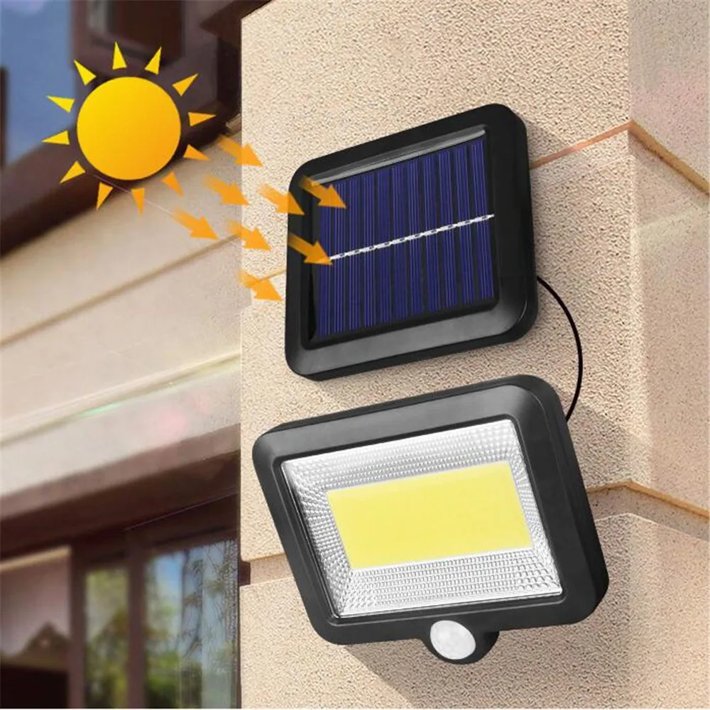 Waterproof Outdoor Multi-Model LED COB Solar Split Sensor Light For Garage Walkway