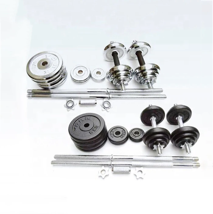 Adjustable weight price 15kg 20kg 30kg 50kg York chrome dumbbell set
