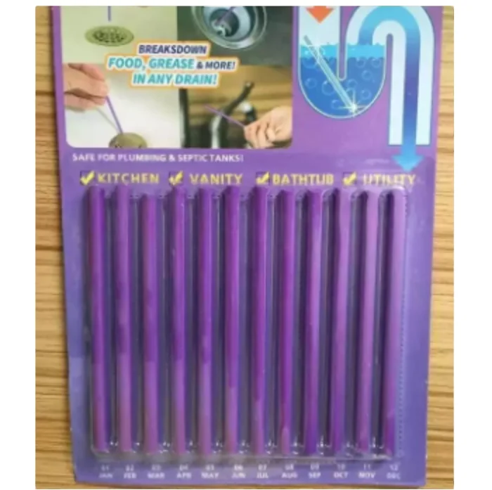 High Quality Drain Cleaner Stick Keeps Drains And Pipes Clear Odor Free Sink Cleaner Sewer Cleaning Rod