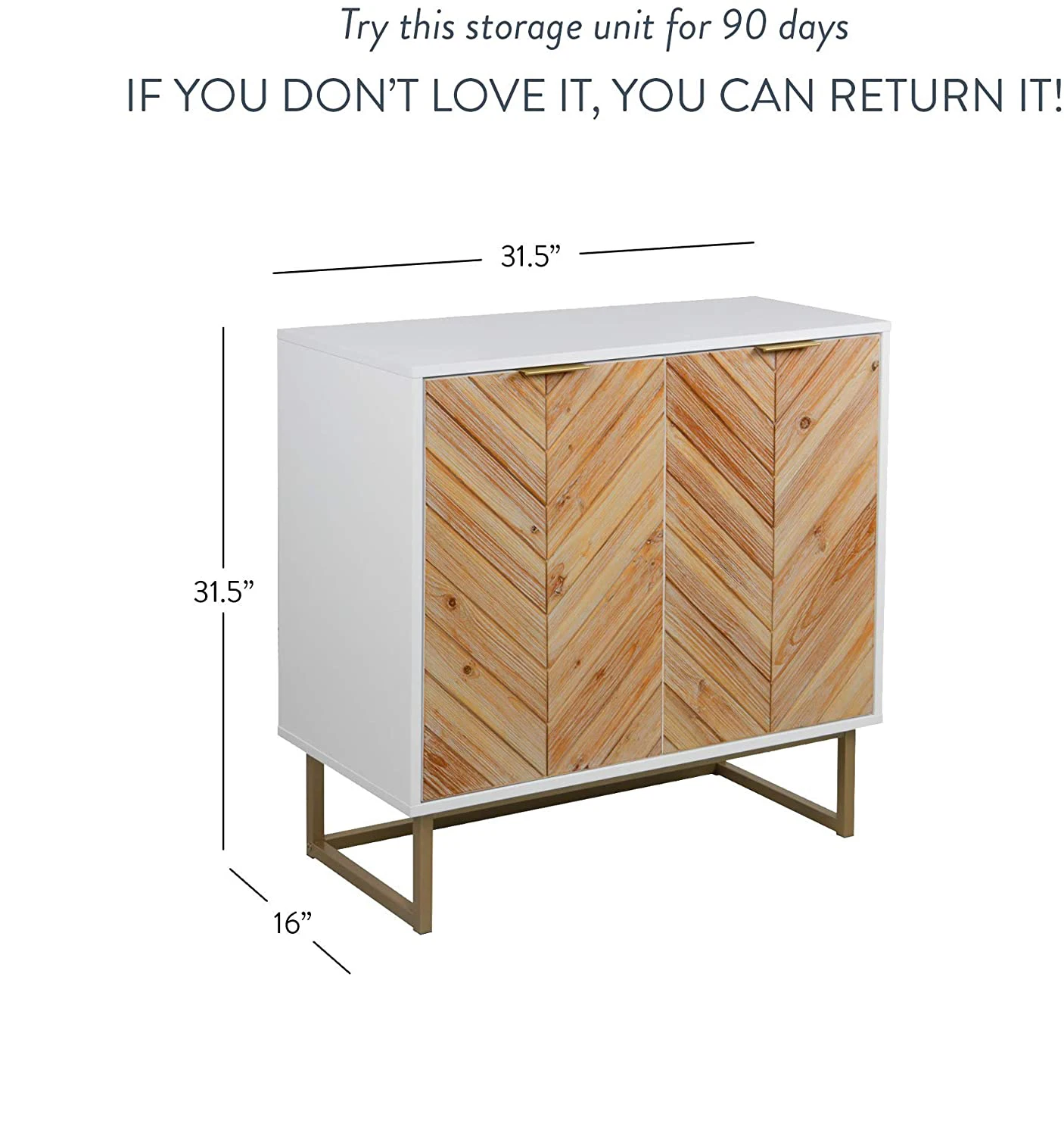 Vonssen Free Standing Accent Cabinet for Hallway