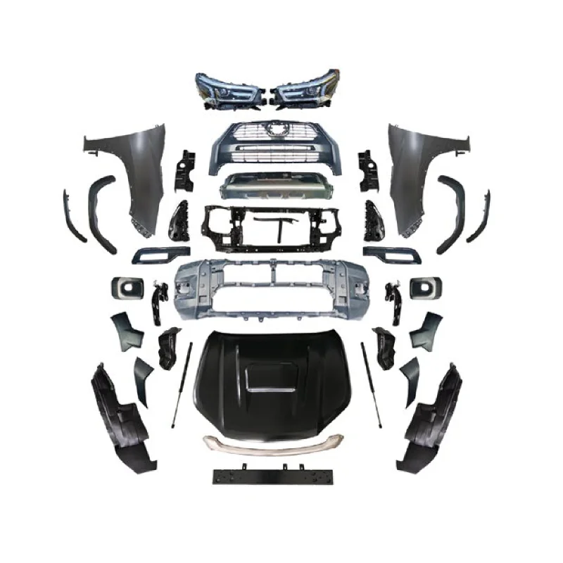 Hilux Vigo 2005-2015 Upgrade to 2021 Revo Rocco Facelift bodykit Accessories Body Kit For vigo to revo