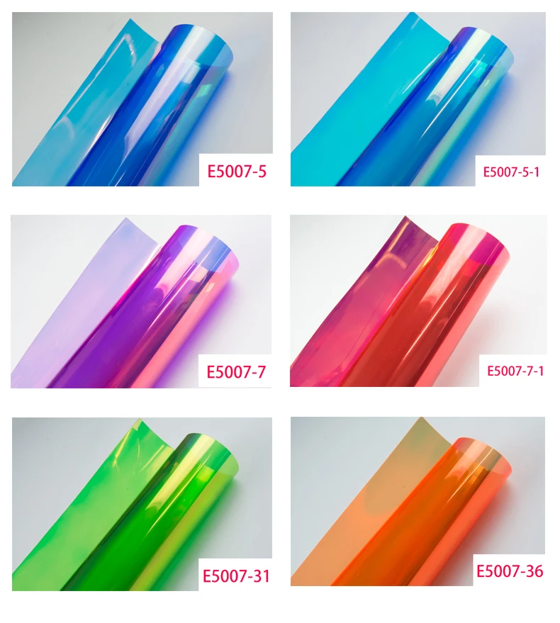 Rainbow color changeable TPU film new fashion