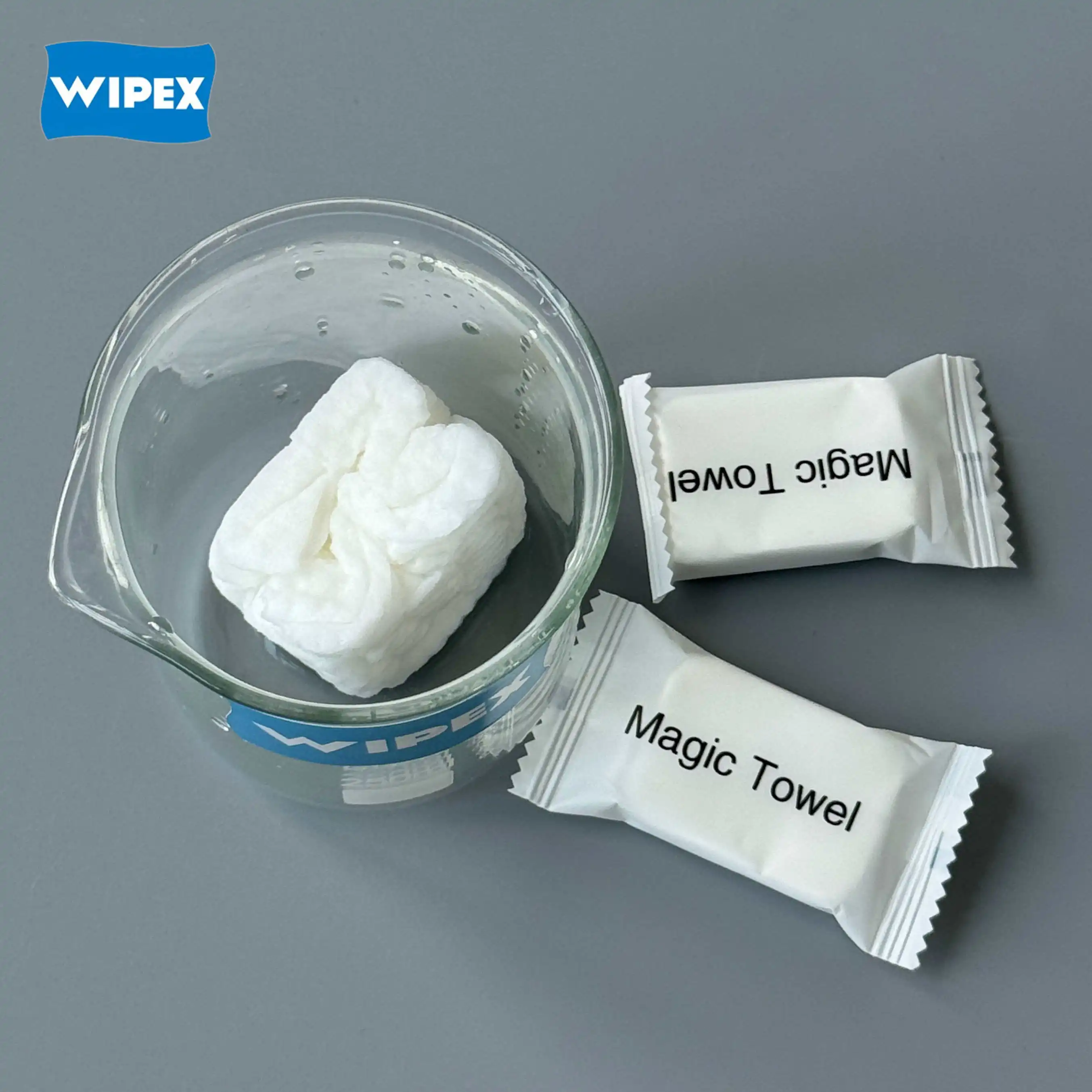 Wipex nonwoven wipes compressed face cleaning towels oem  face cleaning compressed towels bags for face