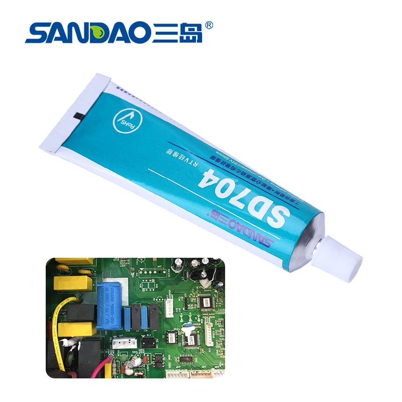 Rubber Gasket Maker RTV Silicone Adhesive Sealant Free Sample Clear/black/grey Factory Price SD704 RTV Silicon Other Adhesives