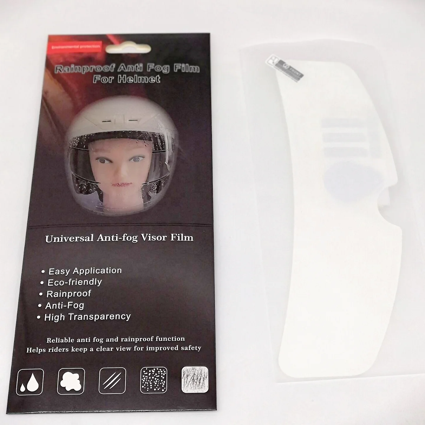 High Quality Close-Fit no edge warping Waterproof Helmet Membrane Mass Custom Protector Film Anti