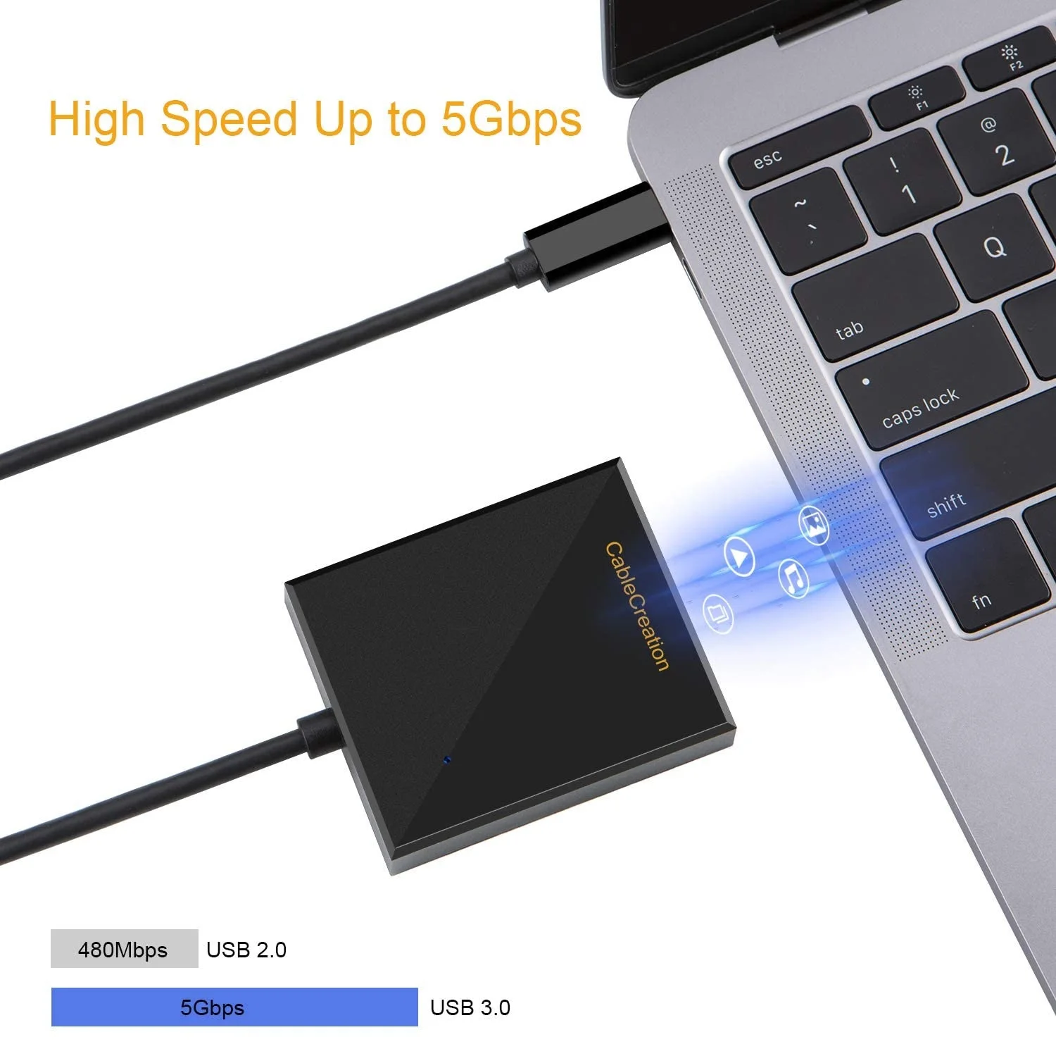 USB 3.0 Type-C HUB TF/SD Card Reader USB-C PD USB C 5Gbps Data 4 in 1 Aluminum Type-C Adapter For Mobile Phone/laptop