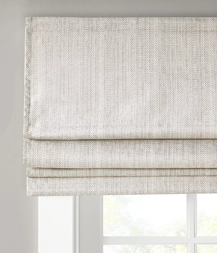 Easy to Install Motorized Roman Blinds 100% Polyetser/100Polyester+Acrylic Coating Washable Shade for Window