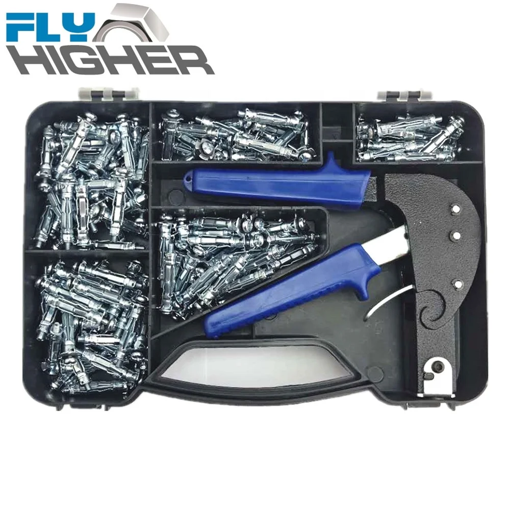 Hollow wall anchor with setting tool