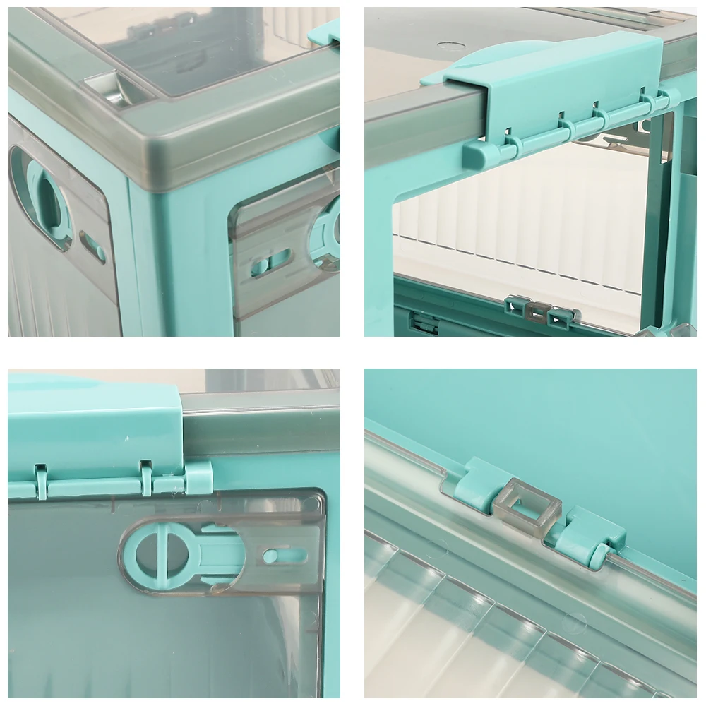 Wholesale price plastic container collapsible foldable stackable storage box
