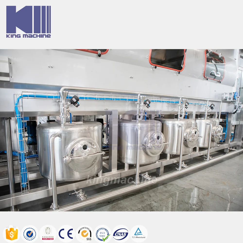 Turn-key Plastic Barreled 600BPH 20 Liter 5 Gallon Mineral Water Filling Bottling Machine