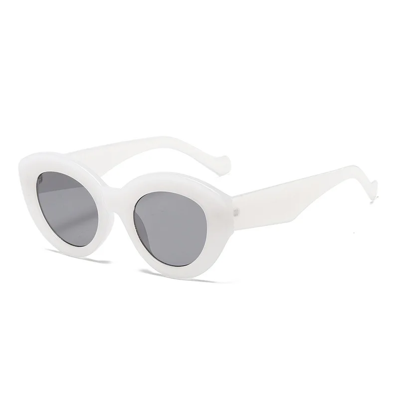 Wholesale Fashion Retro Oversized Cute Sun Glasses Uv 400 Custom logo Trending Women Shades Sunglasses