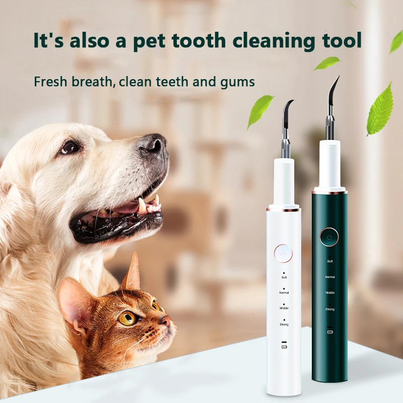 New Design Dog Calculus Remover Sonic Teeth Cleaner Ip68 Waterproof USB Sonic Cleaning Machine Ultrasonic Tooth Cleaner for pets