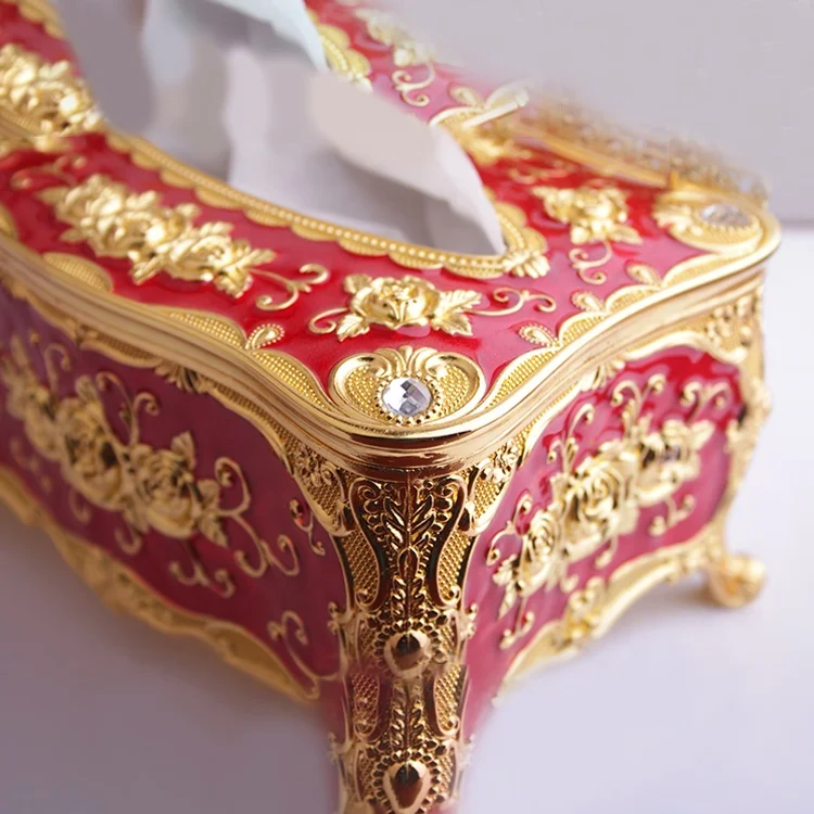 
Wholesale Luxury Hotel napkin holder tissue dispenser box 