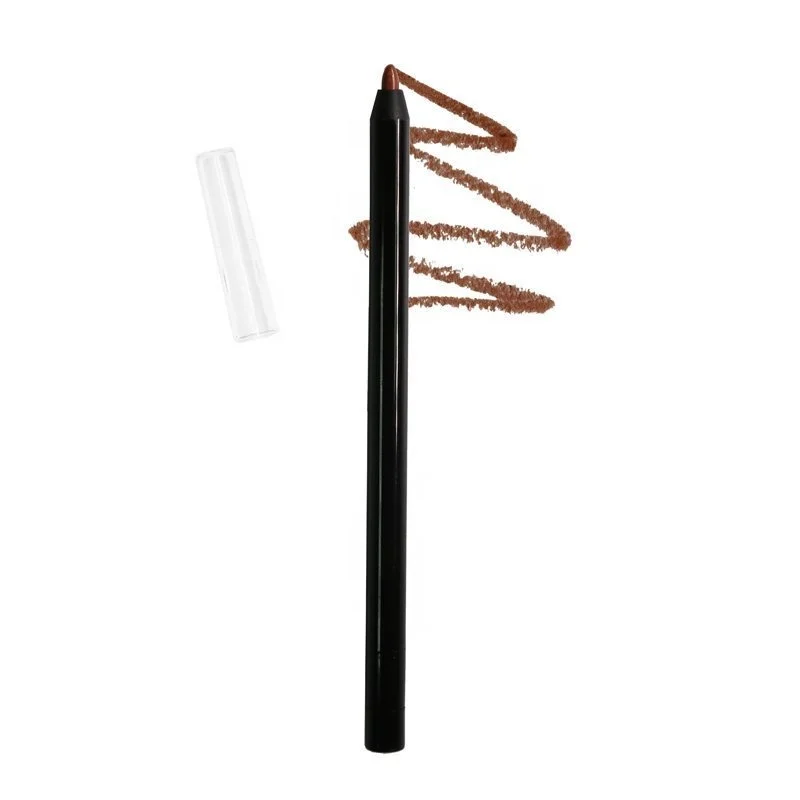 Dark Brown Pink Waterproof Nude Lip Liner Pencil Set Custom Lip Liners For Lip Makeup
