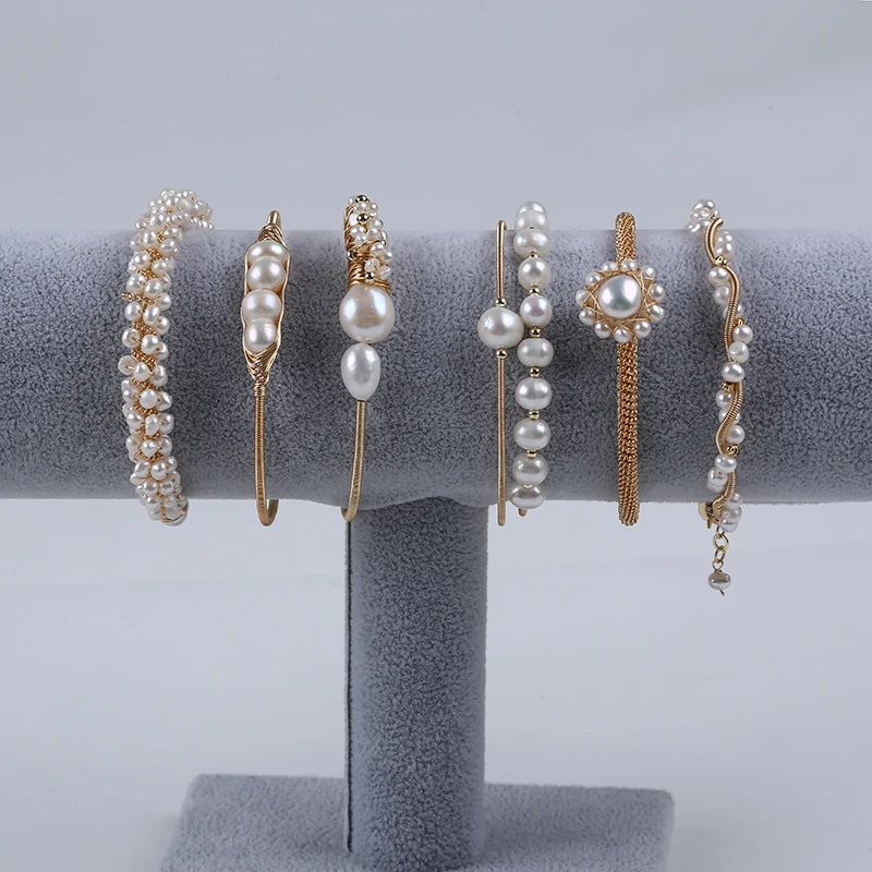 Simple Design Freshwater Pearl Bracelet Jewelry For Women