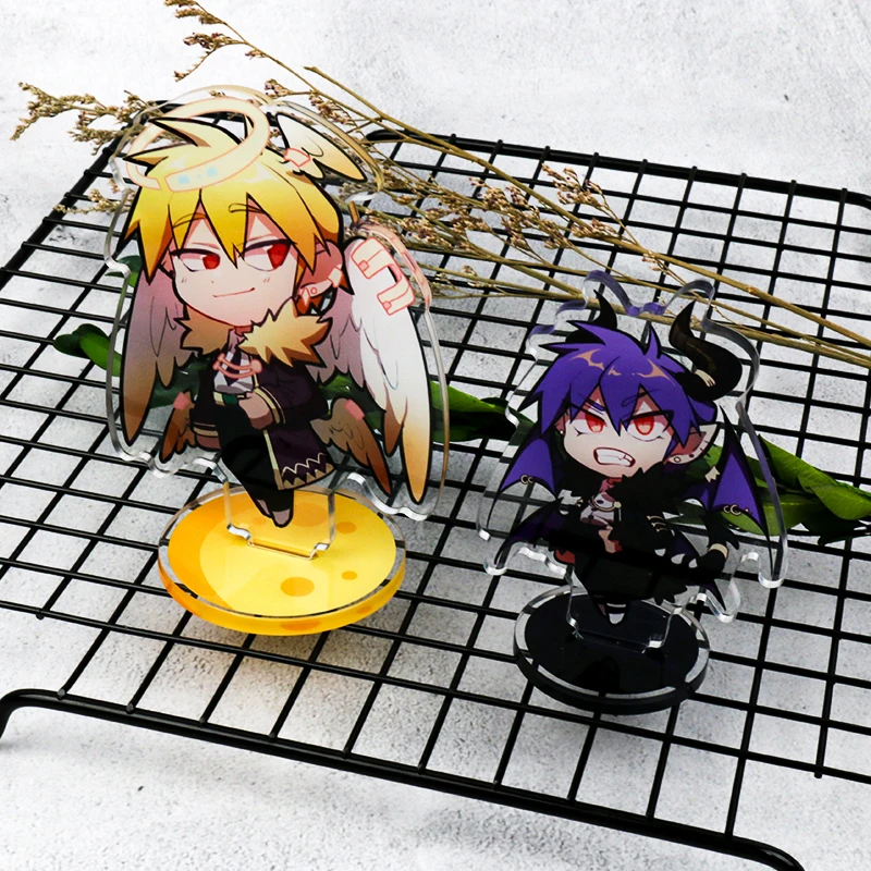No MOQ Customizable  Acrylic Counter  Rings Stand Clear  Holo  Anime Figures  Phone Holder Acrylic Standee