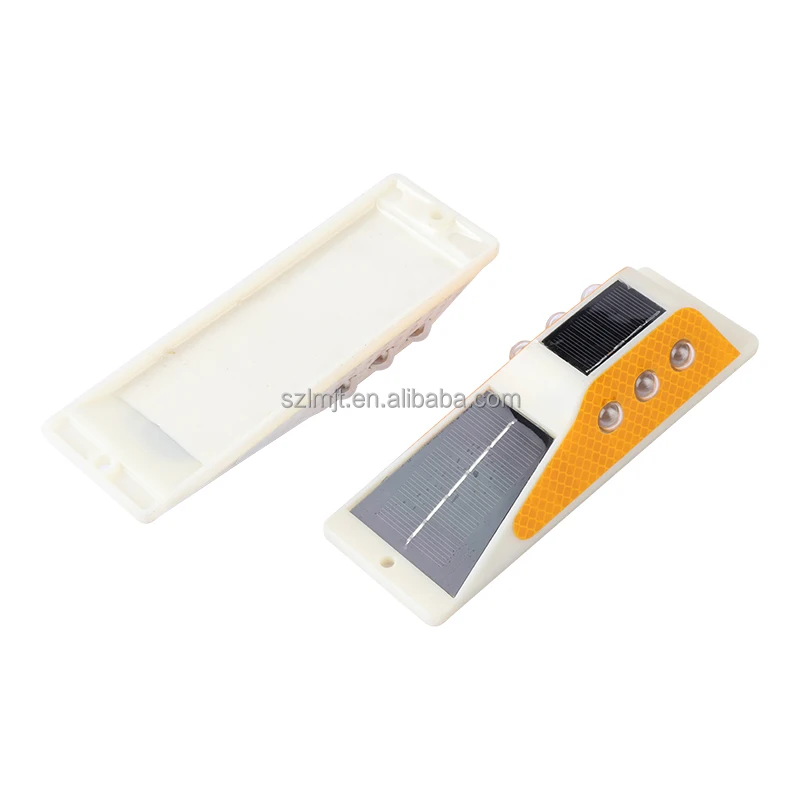 High Visibility Rectangle Solar LED Delineator Project Warning LED Light Traffic Delineator for Roadway Use