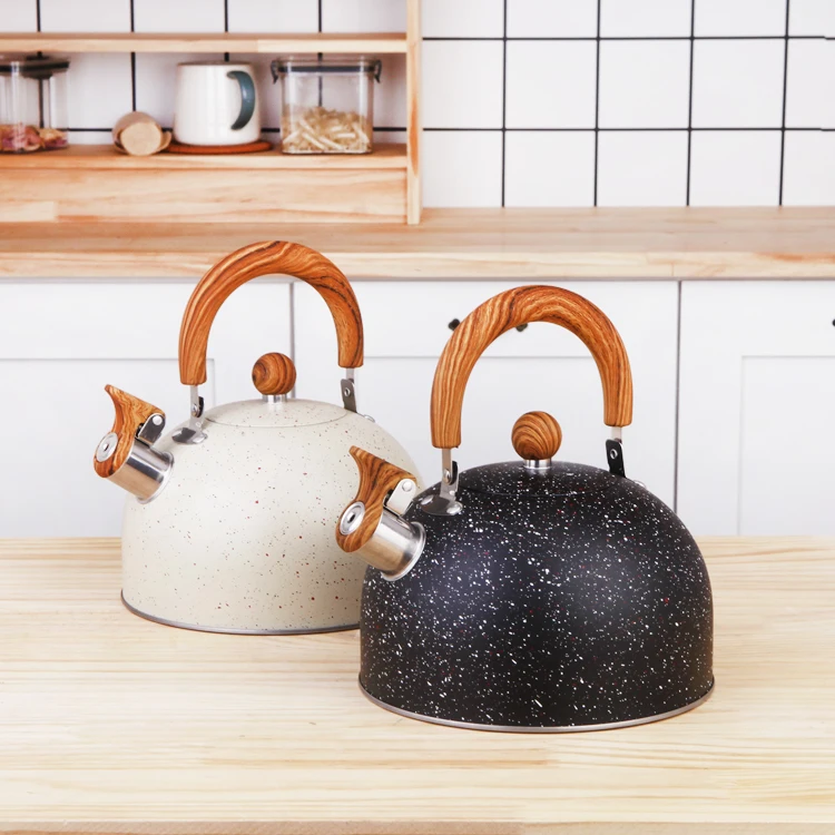 Hot selling household appliances stainless steel whistling pot teapot