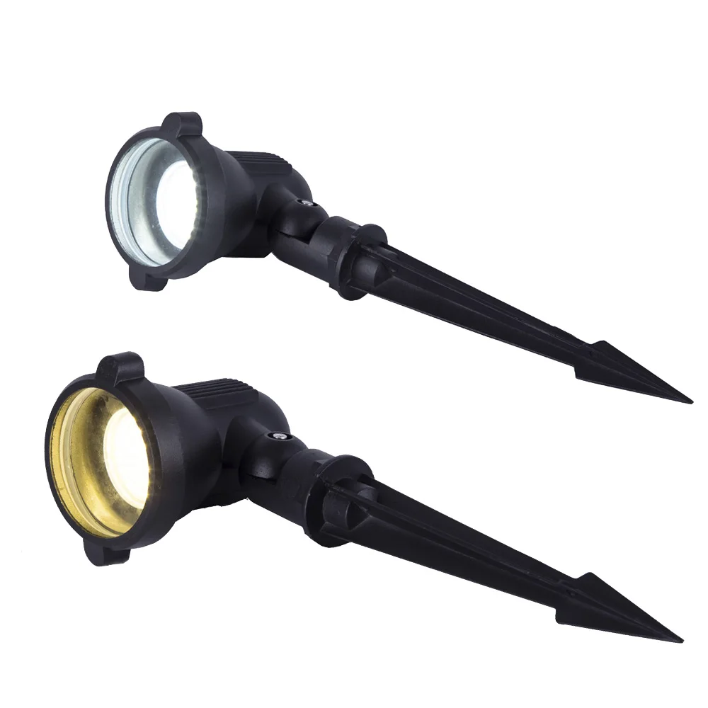 110V 220V DC12V DC24V Spot Lights Outdoor lighting Classic black Garden Spike Light IP68 outdoor landscape spot Lamp