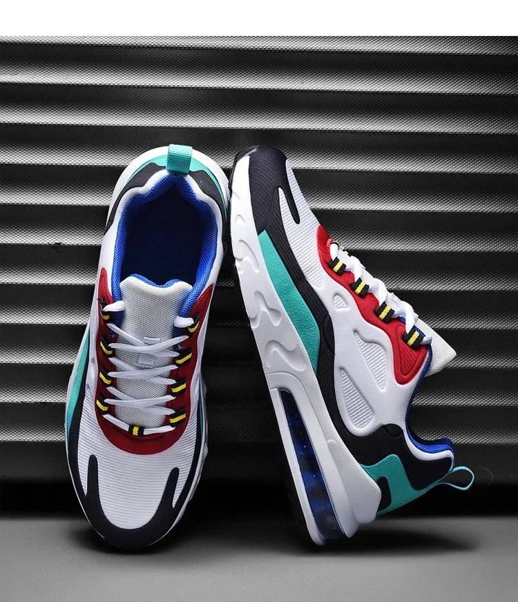 Wholesale Promotion Mesh Comfortable Basketball Running Air Cushion Anti Slip Casual Sneakers Light Breathable Luxury Shoes Men