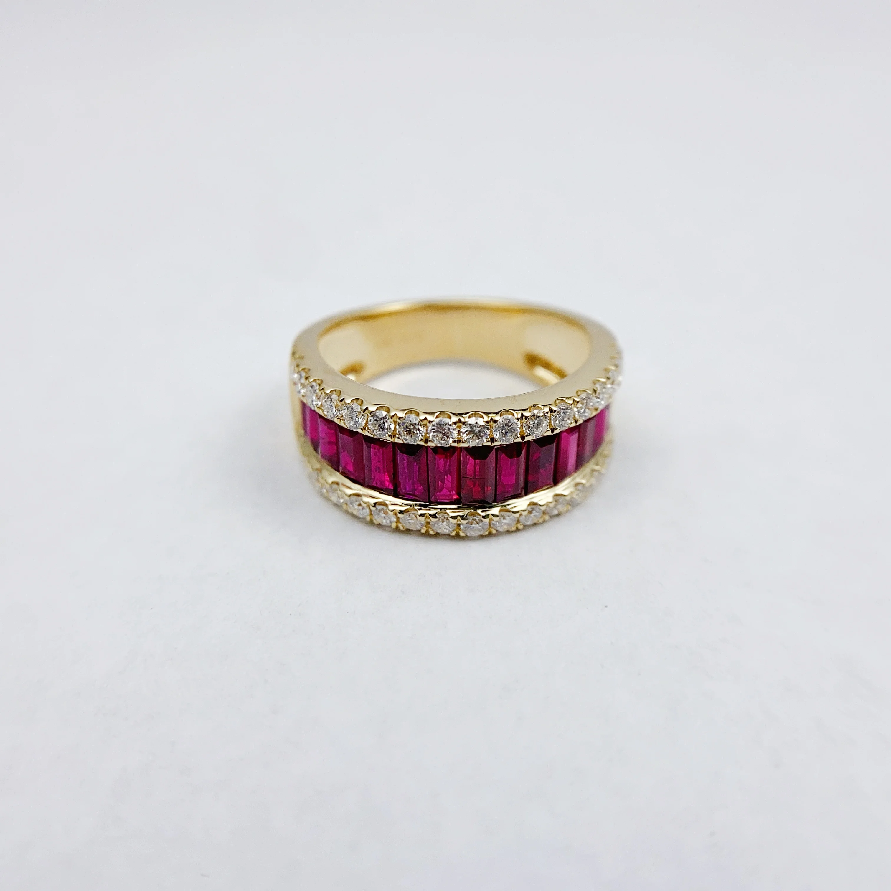 Choose Your Color Gemstone Eternity Band Ring 925 Sterling Silver Chakra Healing Birthstone Engagement Wedding Gift