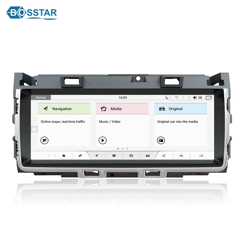 10.25inch 8Core Android 10 Harman System Car GPS Navigation Player With BT CarPlay For Jaguar XF XFL 2016-2018 Car Auto Radio
