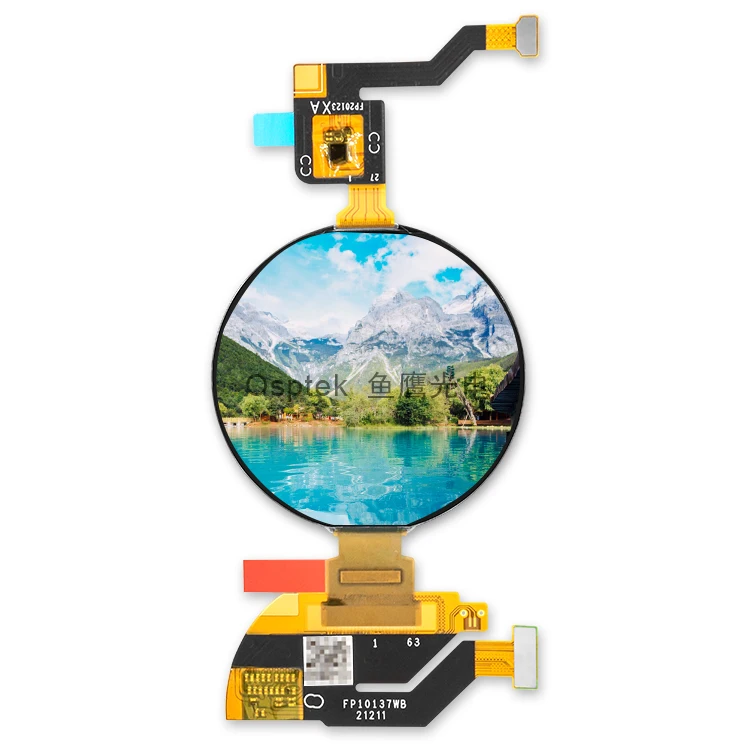 1.39 Inch 454x454 Mipi Spi Interface RGBx8bits color Wearable Round Amoled Oncell touch display Screen For Smart Watch