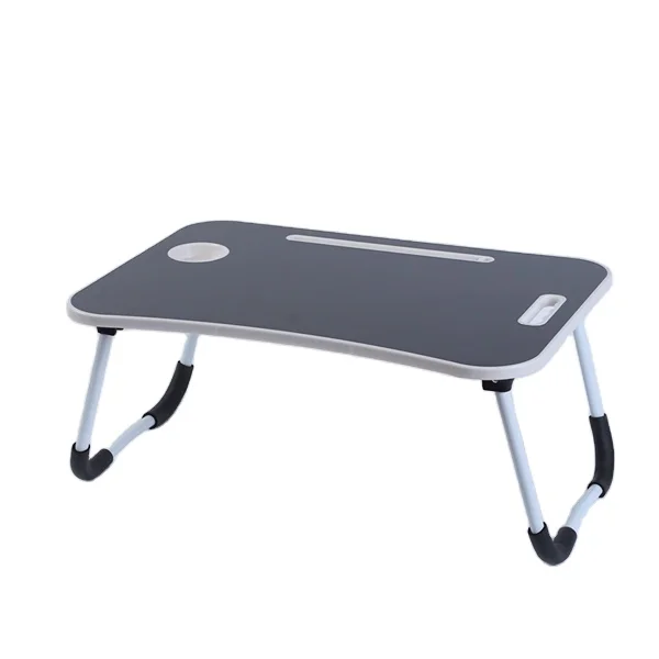 Chinese Manufacturer  Bed Laptop Desk with Folding Legs Eating Serving Laptop Computer Mdf Table Tray for Bedroom