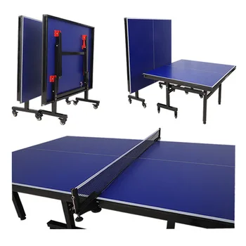 Mdf Table Tennis Folded Portable China Table Tennis Table