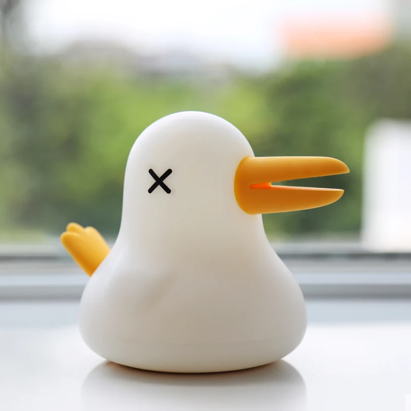 New Kiwi Bird Night Light Children Cartoon Lamp Creative Gift Bedroom Bedside Eye Protection Silicone Night Light For Kids