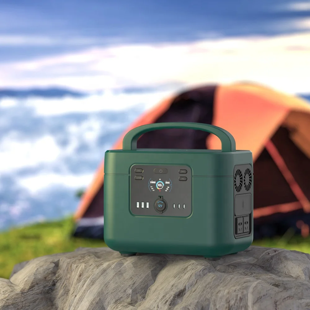 Portable Solar Power outdoor indoor 1200W 110v 220v Mobile Energy Camping Storage Powercharging station power station