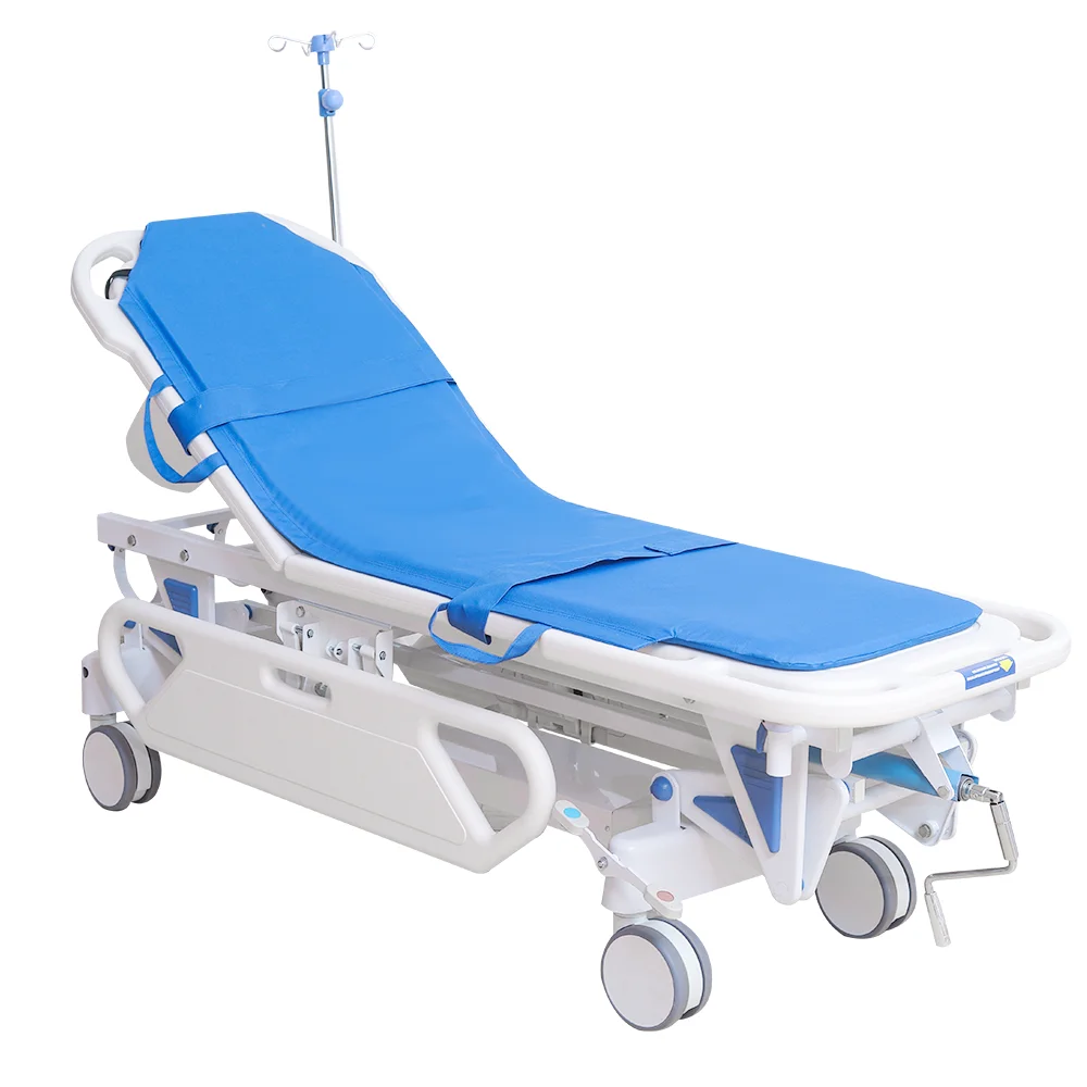 Wholesale Hospital Multi functional Medical Ambulance Emergency Patient Transfer Stretcher Trolley