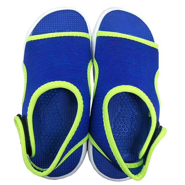 Летние новые детские мягкие Нескользящие Дышащие Регулируемые пляжные Тапочки
