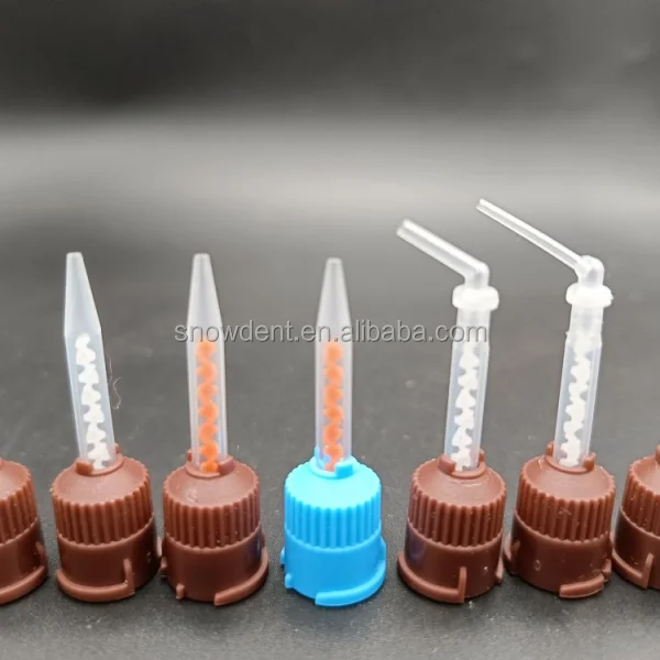 Dental Disposable Mixing Tips For Impression Material Dental Mixing Tips in short