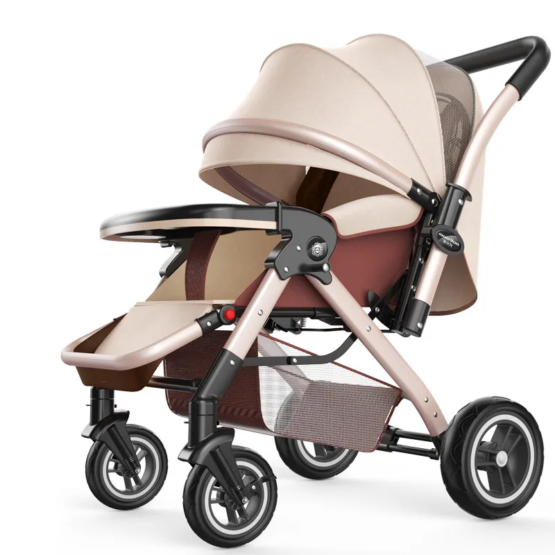 Luxury travel system poussette bebe 2 in 1 baby stroller pram strollers walkers carriers