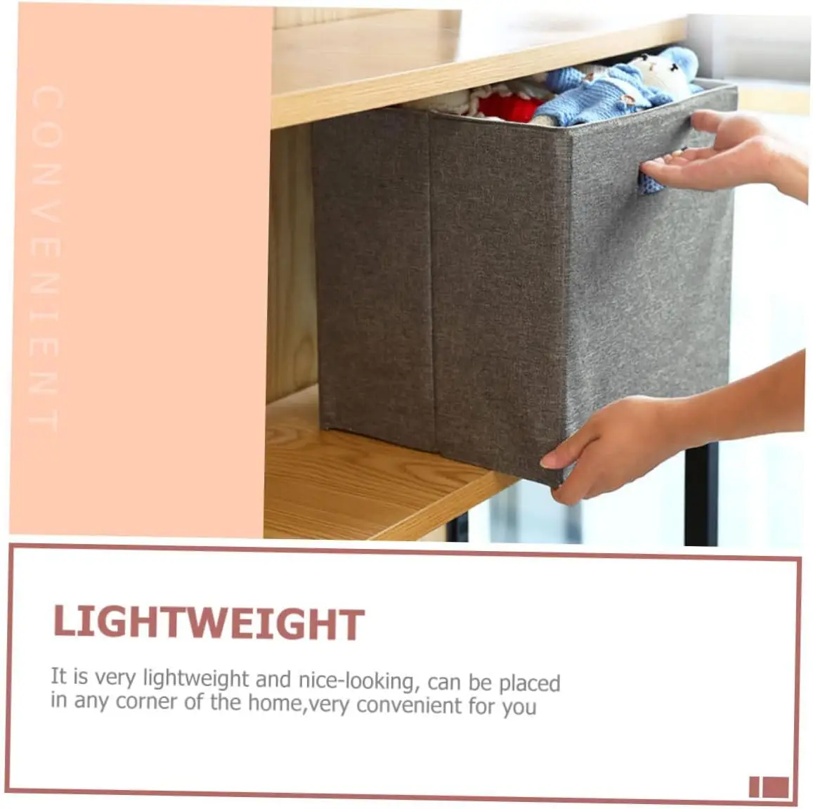 Multifunctional Fabric Cube Storage Boxes for Household Items Toys Sundries for Wardrobe Shoes Storage